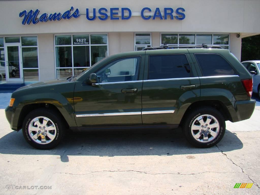 2008 Grand Cherokee Limited - Jeep Green Metallic / Dark Khaki/Light Graystone photo #1