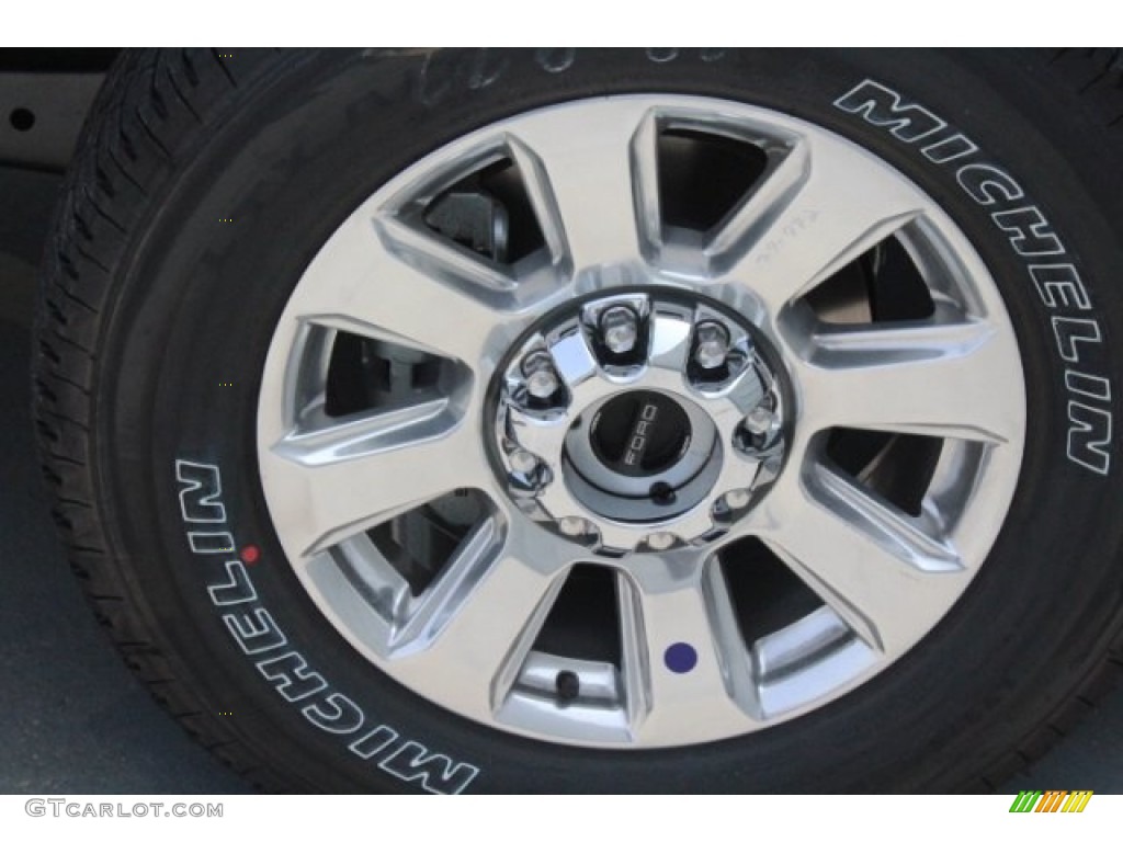 2019 F250 Super Duty Platinum Crew Cab 4x4 - Magma Red / Dark Marsala photo #11