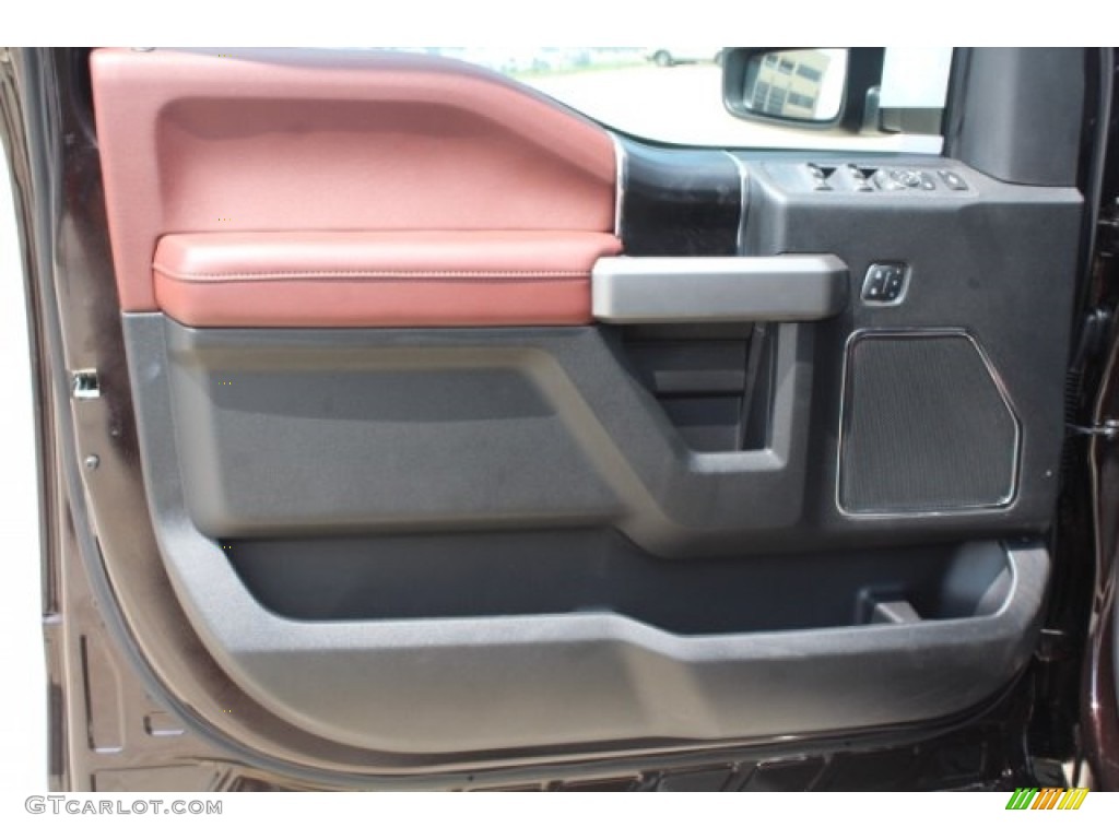 2019 F250 Super Duty Platinum Crew Cab 4x4 - Magma Red / Dark Marsala photo #12
