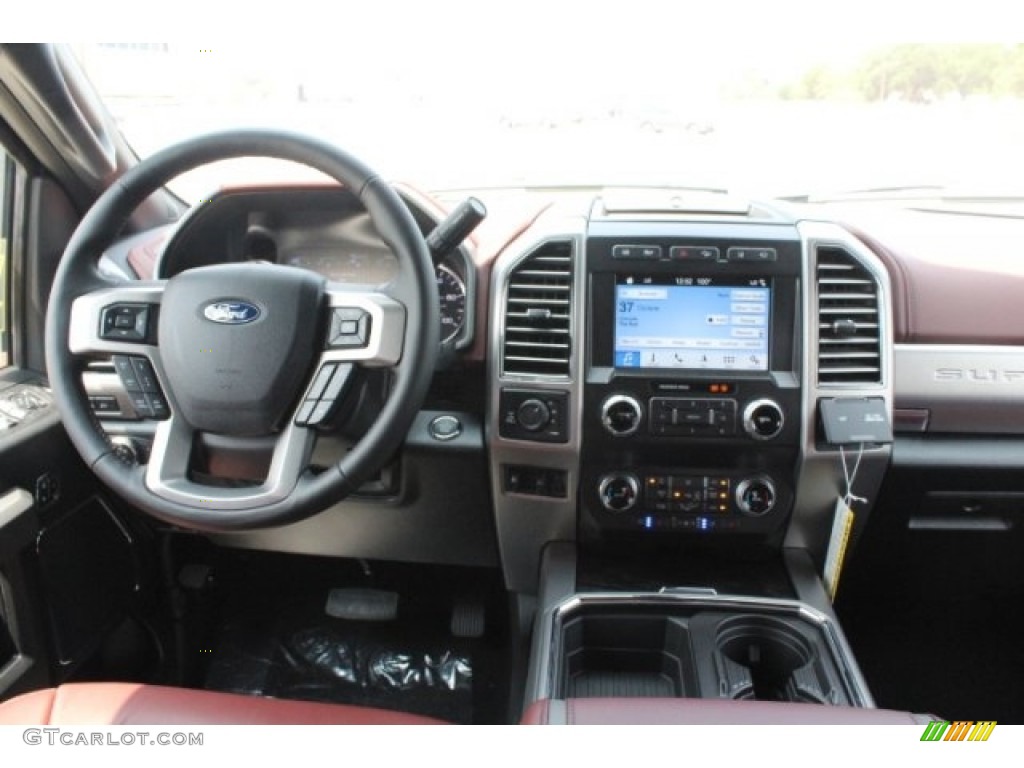 2019 F250 Super Duty Platinum Crew Cab 4x4 - Magma Red / Dark Marsala photo #26