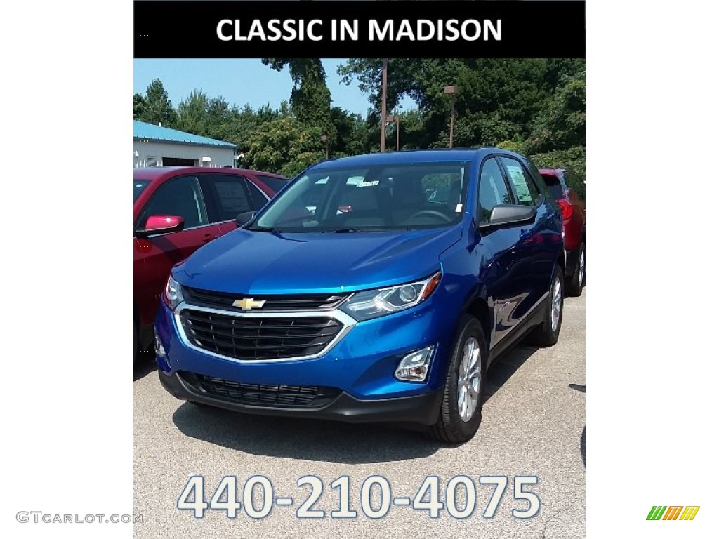 2019 Equinox LS AWD - Kinetic Blue Metallic / Medium Ash Gray photo #1