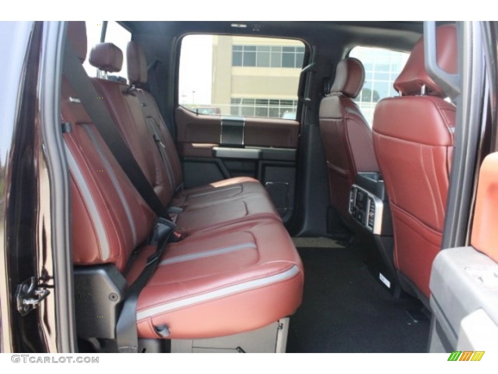 Dark Marsala Interior 2019 Ford F250 Super Duty Platinum Crew Cab 4x4 Photo #129000081