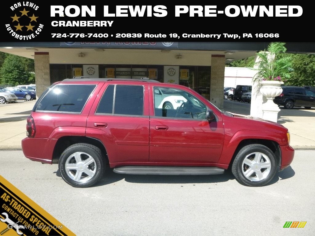 2009 TrailBlazer LT 4x4 - Red Jewel / Ebony photo #1