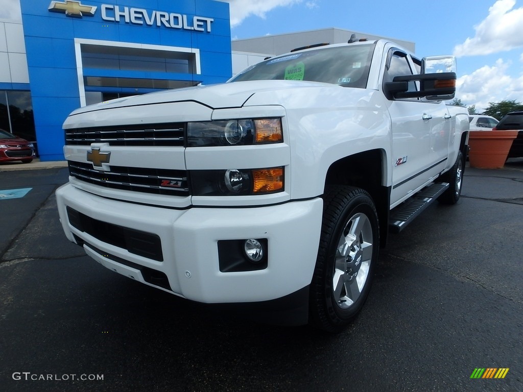 2017 Silverado 2500HD LT Crew Cab 4x4 - Summit White / Jet Black photo #2