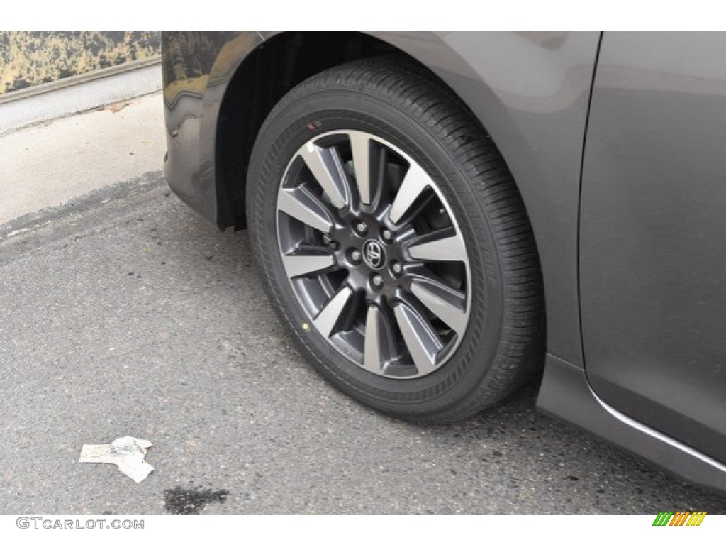 2019 Sienna XLE AWD - Predawn Gray Mica / Ash photo #34