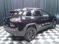 2019 Diamond Black Crystal Pearl Jeep Cherokee Trailhawk 4x4  photo #6