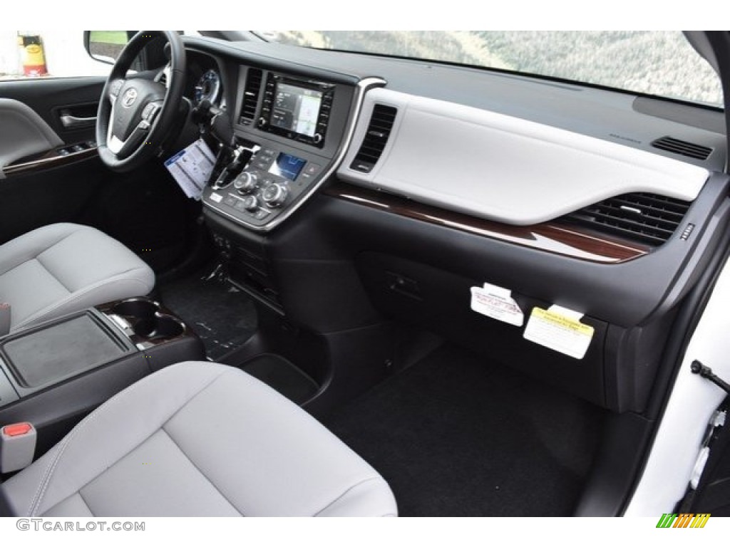 2019 Sienna XLE AWD - Blizzard Pearl White / Ash photo #11