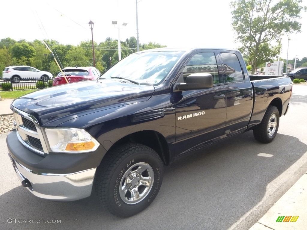 2012 Ram 1500 ST Quad Cab 4x4 - True Blue Pearl / Dark Slate Gray/Medium Graystone photo #5