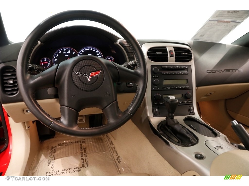 2005 Corvette Coupe - Victory Red / Cashmere photo #8