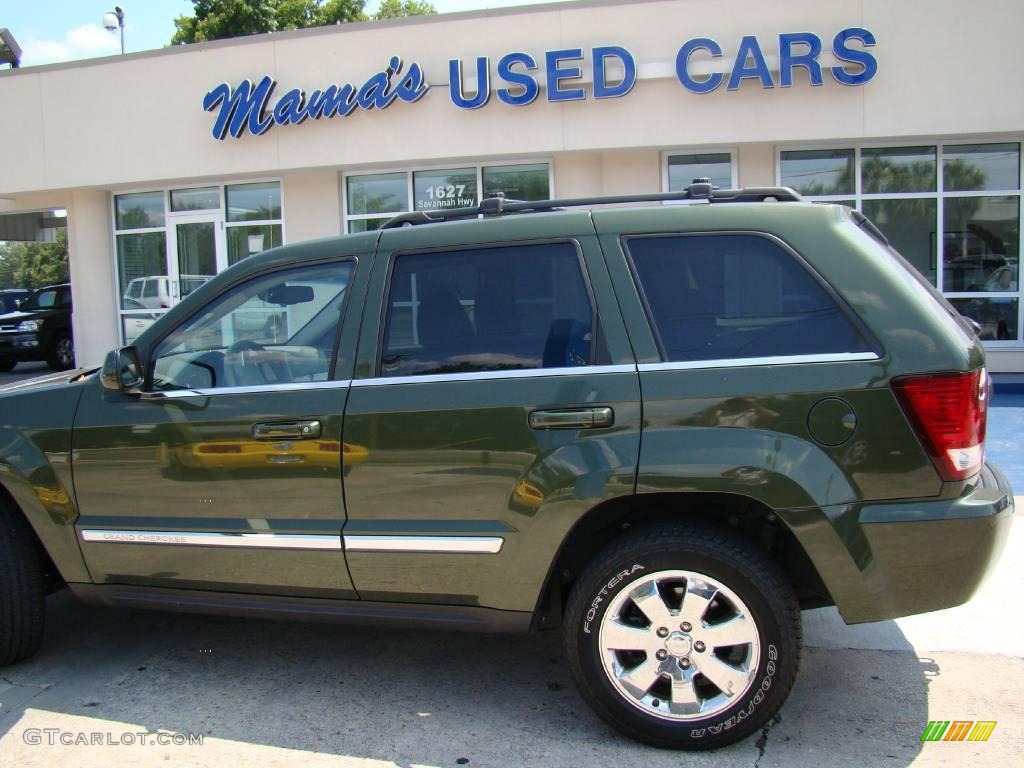 2008 Grand Cherokee Limited - Jeep Green Metallic / Dark Khaki/Light Graystone photo #24