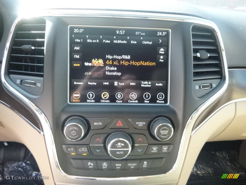2018 Grand Cherokee Limited 4x4 - Sangria Metallic / Black/Light Frost Beige photo #15