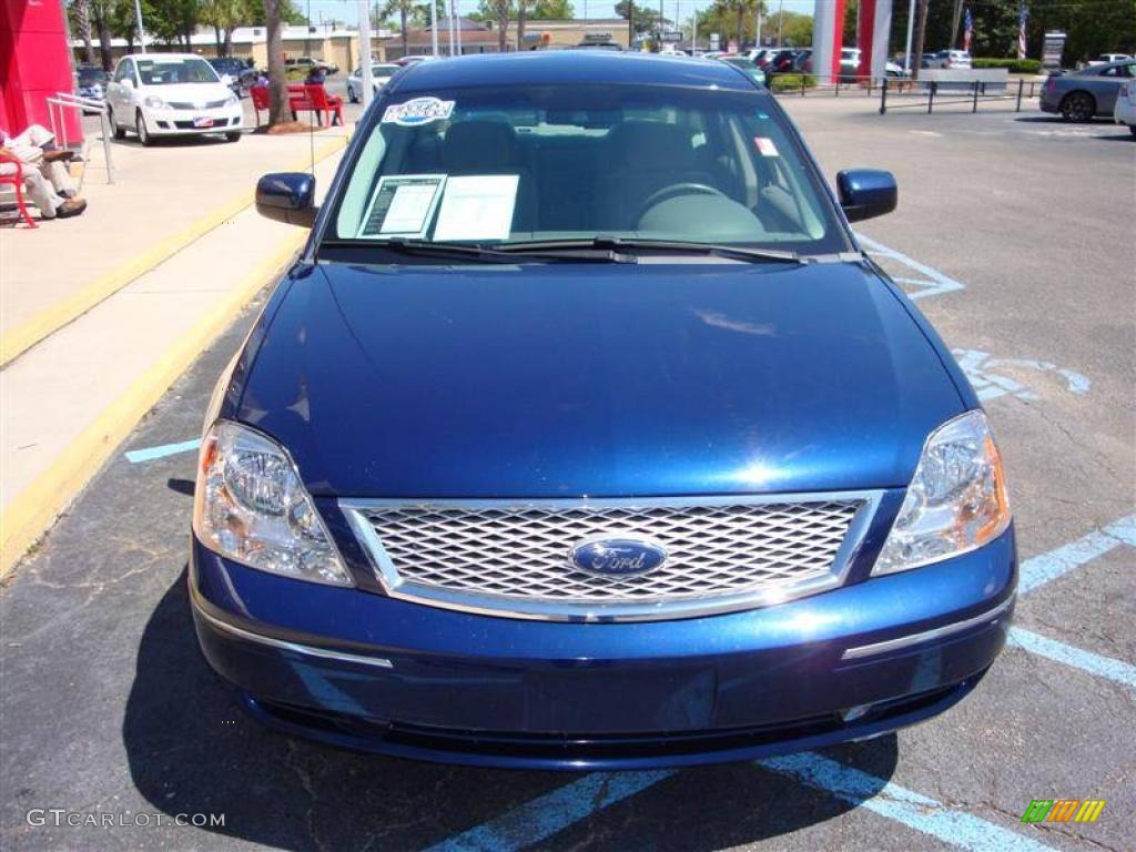 2007 Five Hundred SEL - Dark Blue Pearl Metallic / Shale photo #3