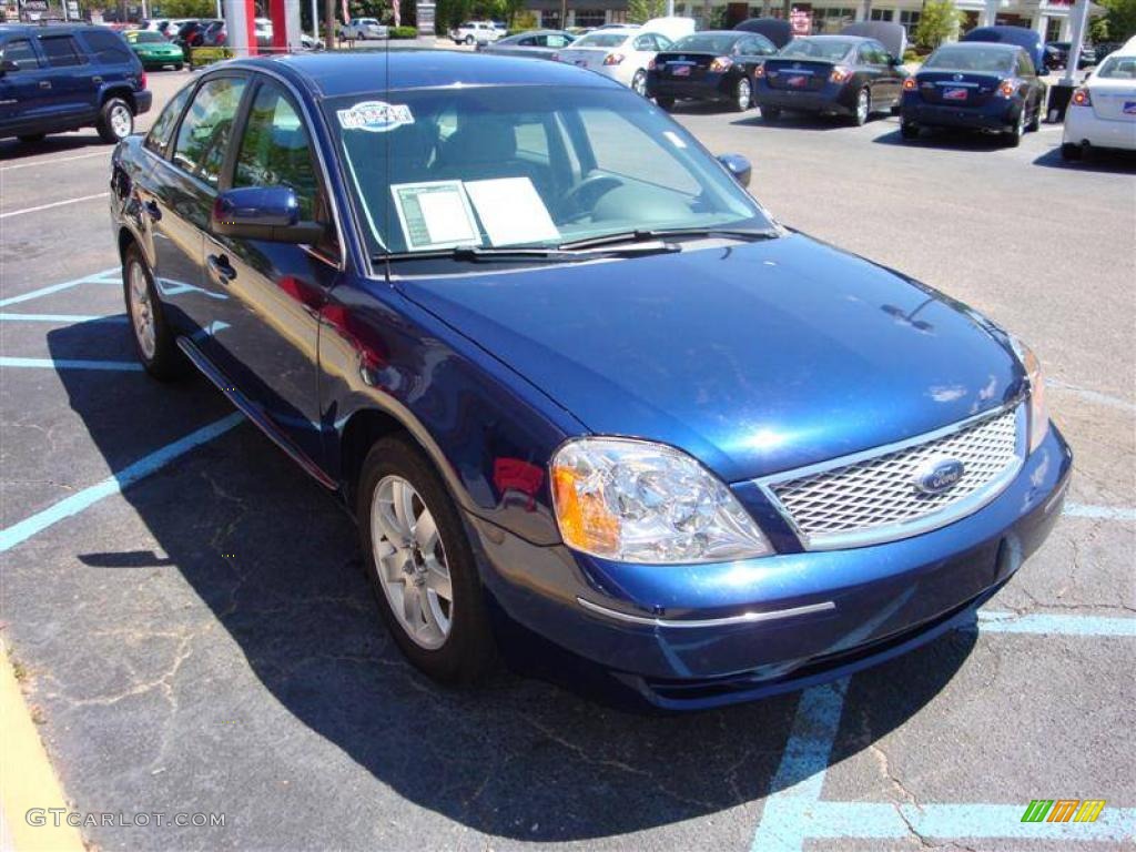 2007 Five Hundred SEL - Dark Blue Pearl Metallic / Shale photo #4