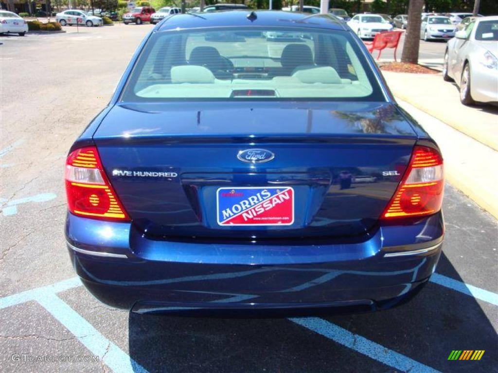 2007 Five Hundred SEL - Dark Blue Pearl Metallic / Shale photo #7