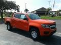 2019 Crush (Orange) Chevrolet Colorado WT Crew Cab  photo #7