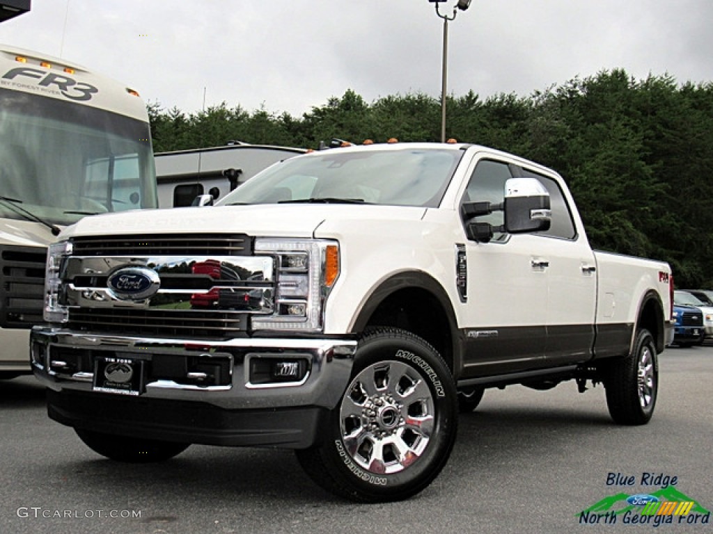 2019 White Platinum Ford F250 Super Duty King Ranch Crew Cab 4x4