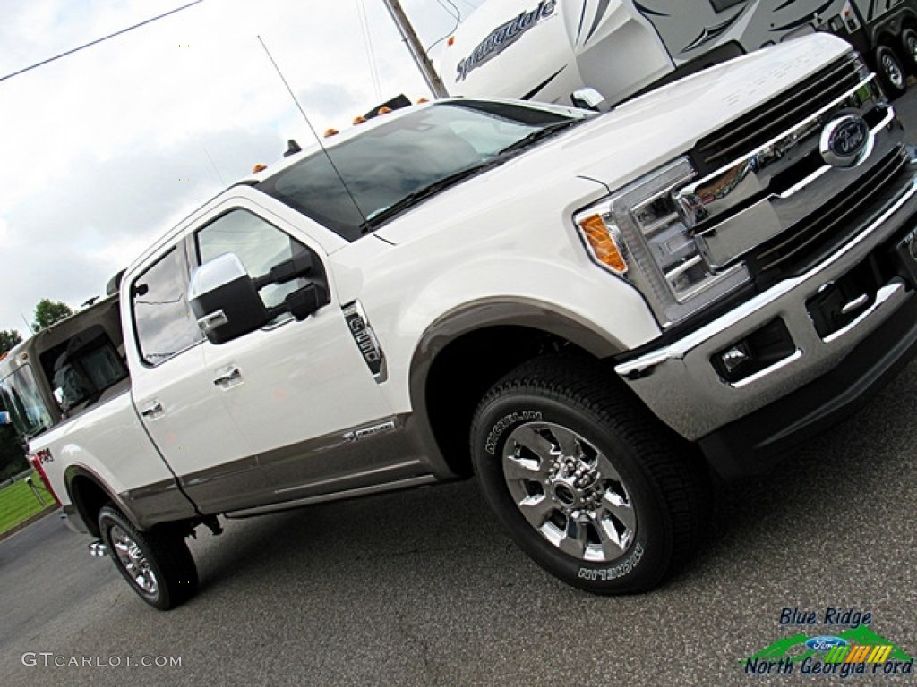 2019 F250 Super Duty King Ranch Crew Cab 4x4 - White Platinum / King Ranch Java photo #38