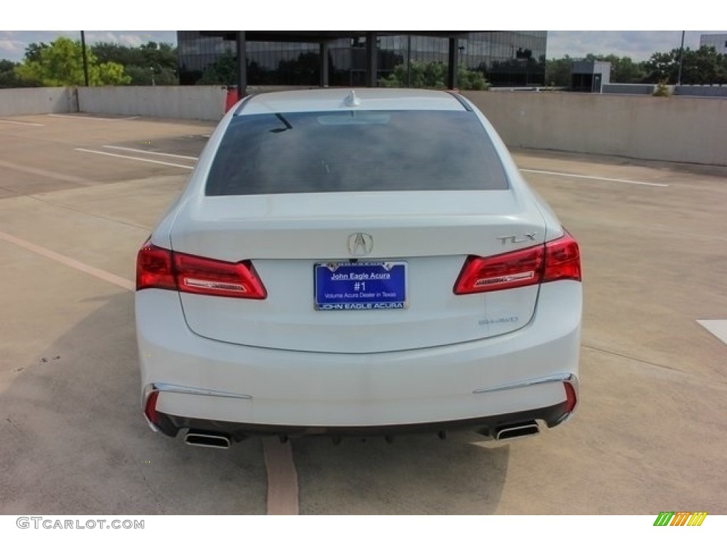 2018 TLX V6 SH-AWD Technology Sedan - Bellanova White Pearl / Parchment photo #6