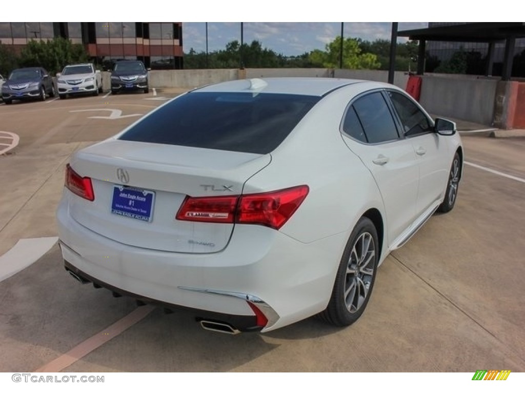 2018 TLX V6 SH-AWD Technology Sedan - Bellanova White Pearl / Parchment photo #7