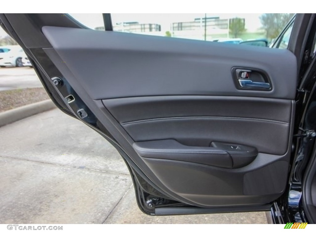 2018 Acura ILX Special Edition Ebony Door Panel Photo #129010473