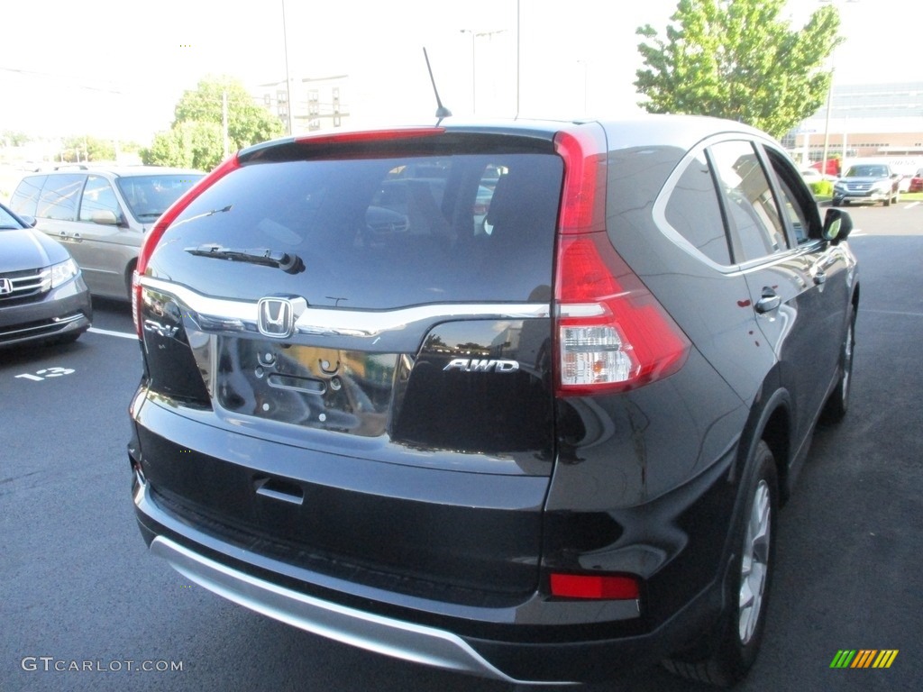 2016 CR-V EX AWD - Crystal Black Pearl / Black photo #5