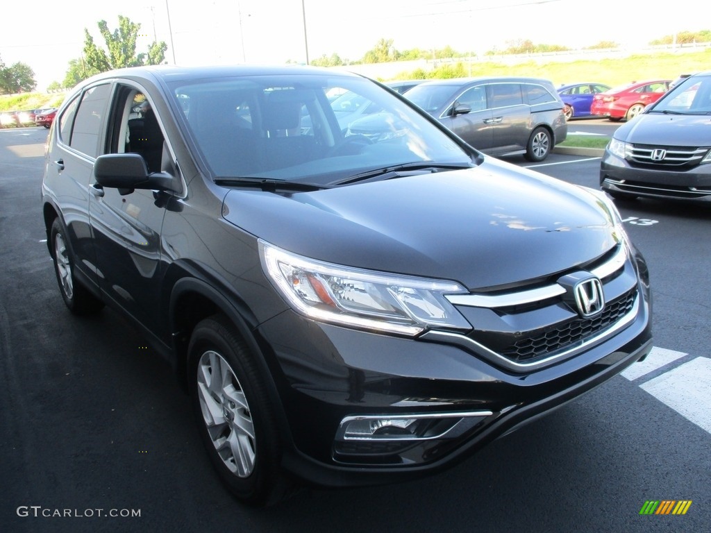 2016 CR-V EX AWD - Crystal Black Pearl / Black photo #7
