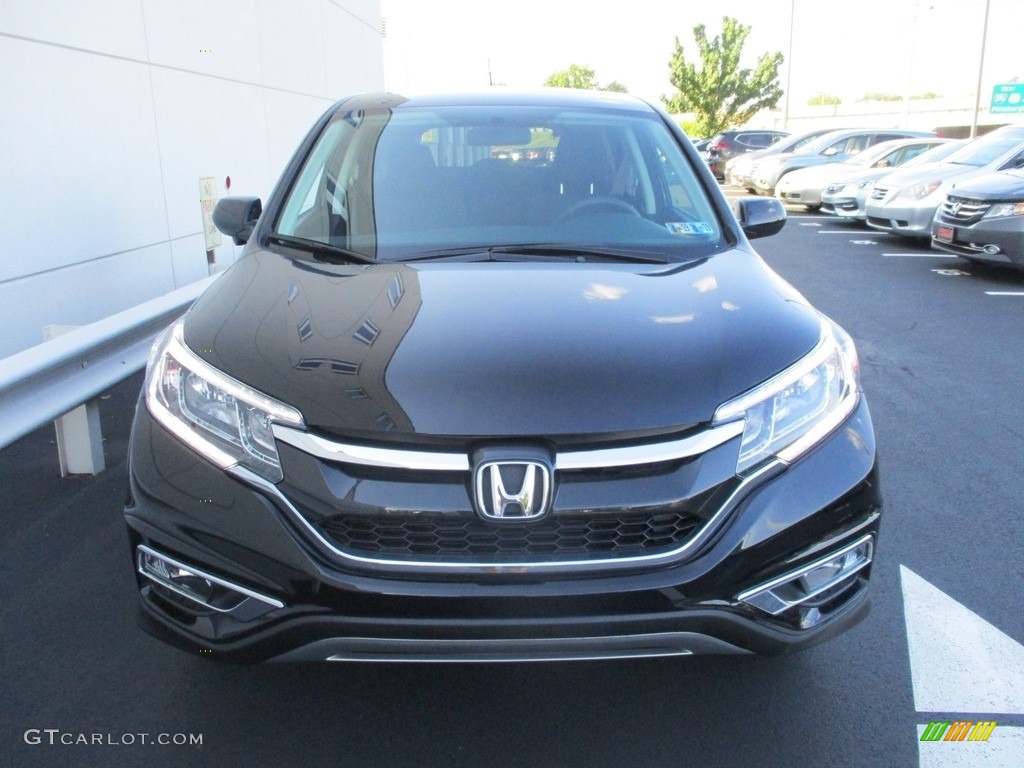 2016 CR-V EX AWD - Crystal Black Pearl / Black photo #8