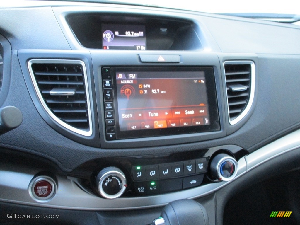 2016 CR-V EX AWD - Crystal Black Pearl / Black photo #17