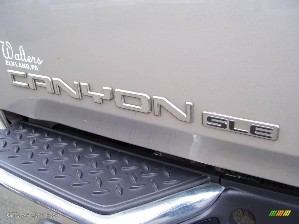 2005 Canyon SLE Regular Cab 4x4 - Silver Birch Metallic / Dark Pewter photo #19