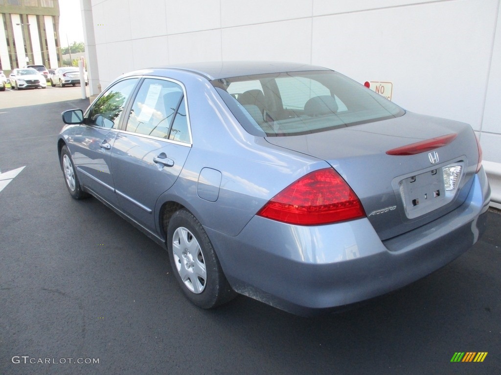 2007 Accord LX Sedan - Cool Blue Metallic / Gray photo #3