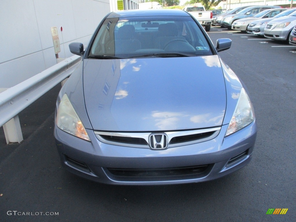 2007 Accord LX Sedan - Cool Blue Metallic / Gray photo #7