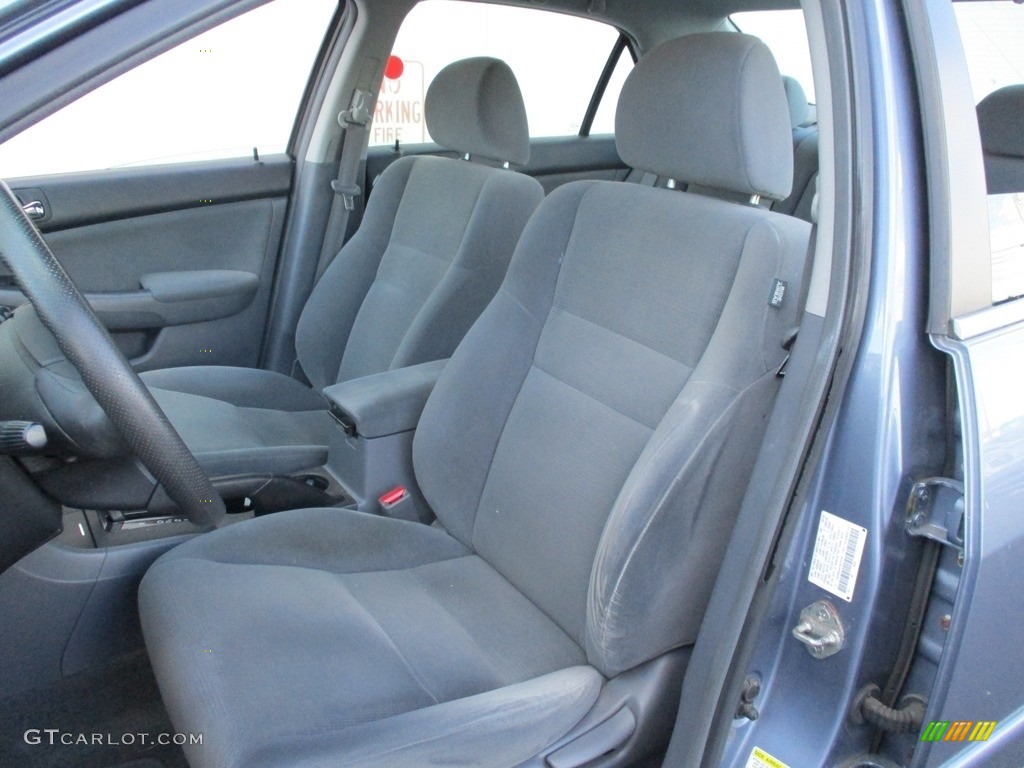 2007 Accord LX Sedan - Cool Blue Metallic / Gray photo #11