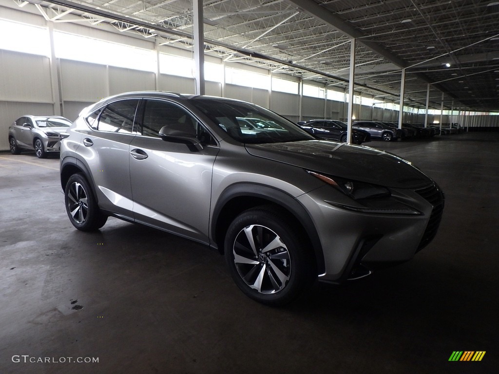 2019 NX 300 AWD - Sonic Titanium / Black photo #1