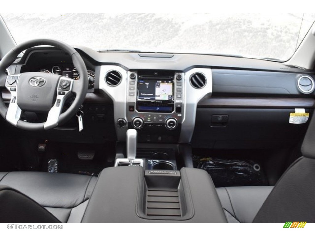 2019 Toyota Tundra Limited CrewMax 4x4 Black Dashboard Photo #129020259