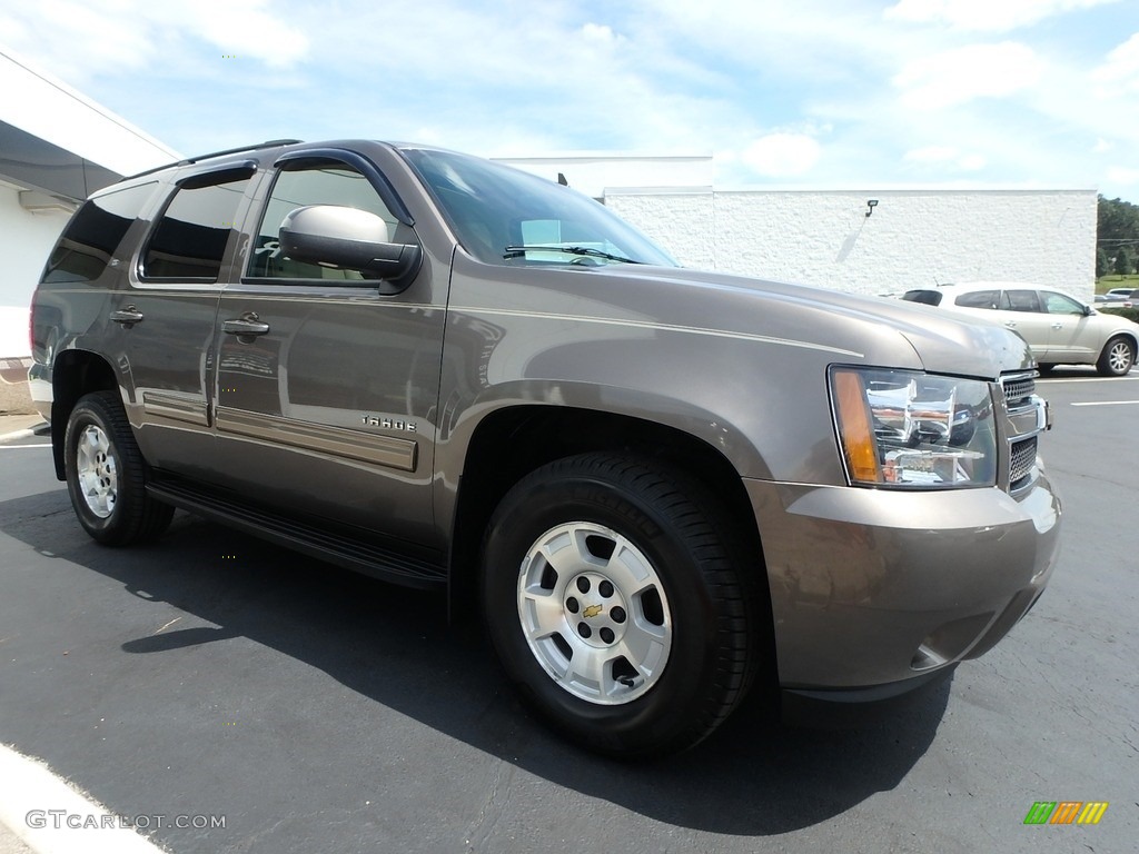 2011 Tahoe LT 4x4 - Mocha Steel Metallic / Light Cashmere/Dark Cashmere photo #4