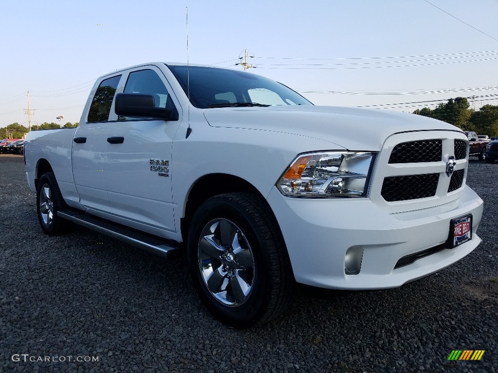 2019 1500 Classic Express Quad Cab 4x4 - Bright White / Black photo #1