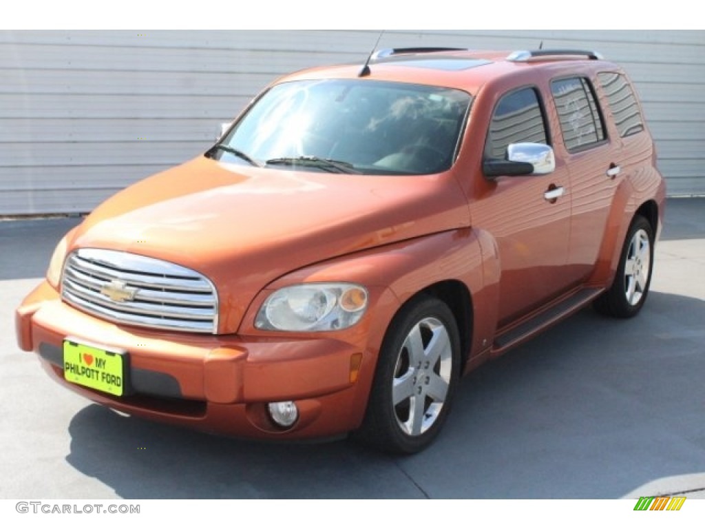 2008 HHR LT - Sunburst Orange II Metallic / Ebony Black photo #3