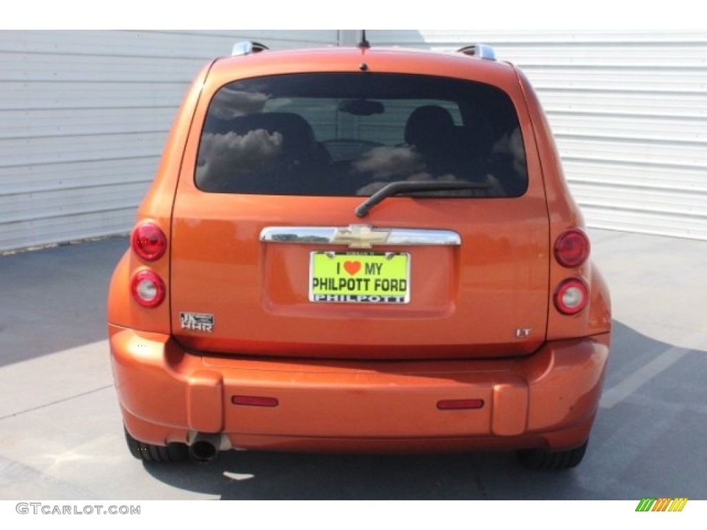 2008 HHR LT - Sunburst Orange II Metallic / Ebony Black photo #9