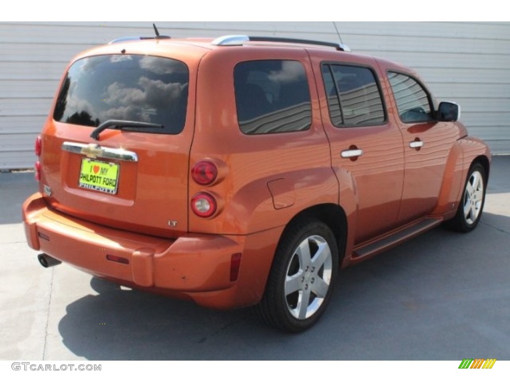 2008 HHR LT - Sunburst Orange II Metallic / Ebony Black photo #10