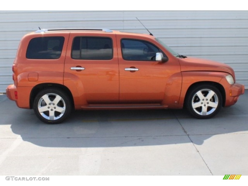 2008 HHR LT - Sunburst Orange II Metallic / Ebony Black photo #11