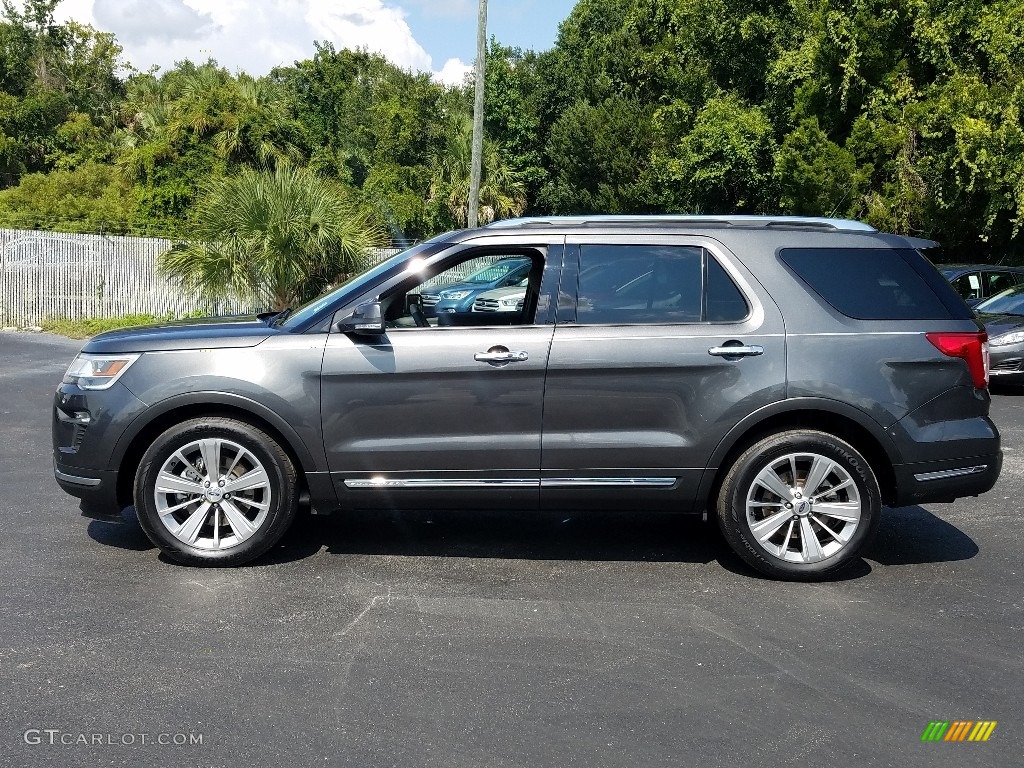 2018 Explorer Limited - Magnetic Metallic / Medium Stone photo #2