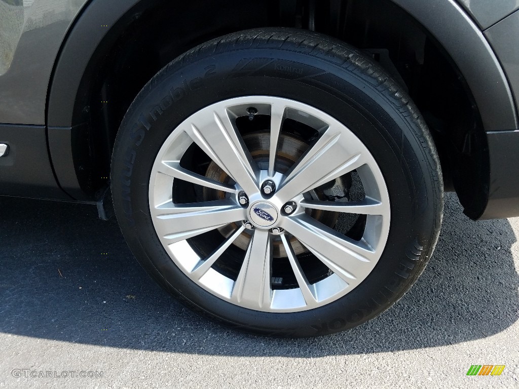 2018 Explorer Limited - Magnetic Metallic / Medium Stone photo #20