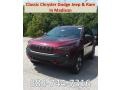 2019 Velvet Red Pearl Jeep Cherokee Trailhawk 4x4  photo #1