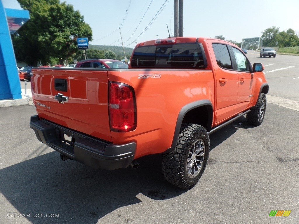 2019 Colorado ZR2 Crew Cab 4x4 - Crush (Orange) / Jet Black photo #10