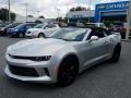 2017 Silver Ice Metallic Chevrolet Camaro LT Convertible  photo #1