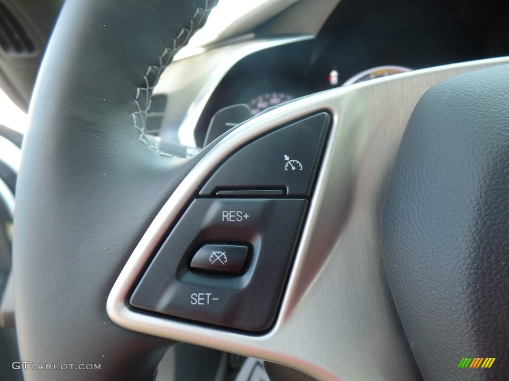 2019 Chevrolet Corvette Stingray Coupe Gray Steering Wheel Photo #129030609