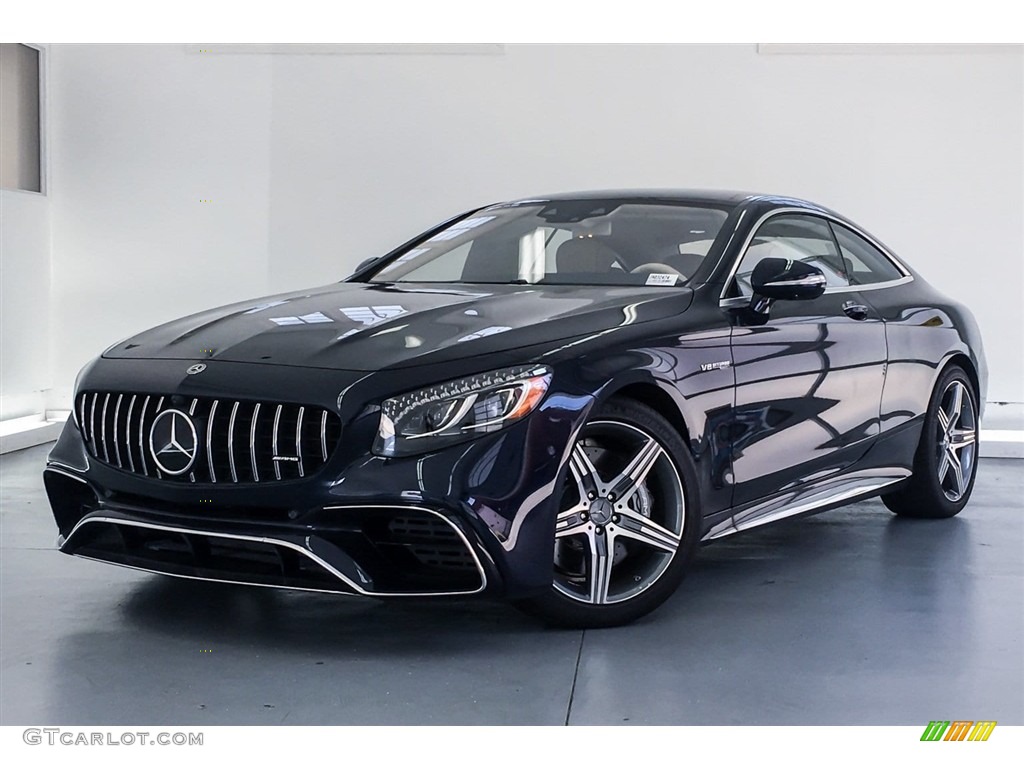 Lunar Blue Metallic 2018 Mercedes-Benz S AMG S63 Coupe Exterior Photo #129033645