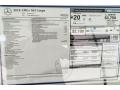 2018 Mercedes-Benz S AMG S63 Coupe Window Sticker