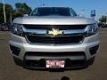 2019 Silver Ice Metallic Chevrolet Colorado WT Crew Cab 4x4  photo #2