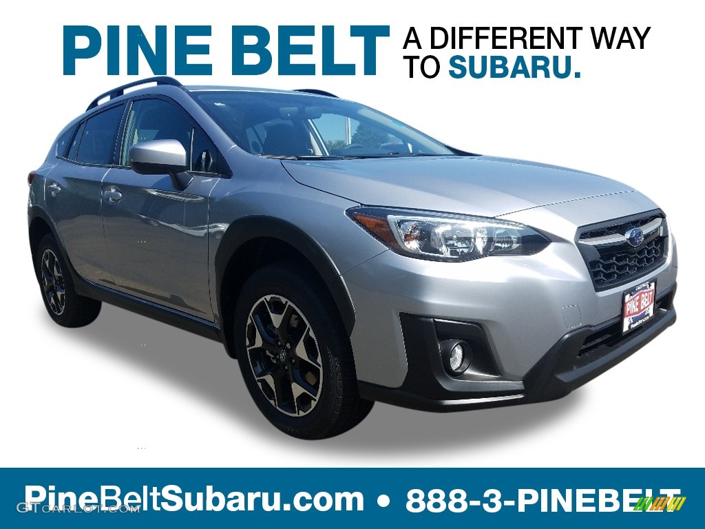 2019 Crosstrek 2.0i Premium - Ice Silver Metallic / Black photo #1
